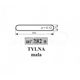 Szyba tylna mała Bizon Rekord