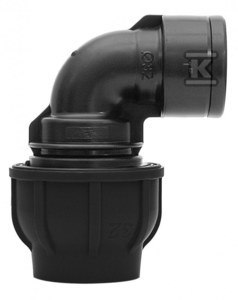 KOLANO ZACISK.PP 90ST.25X1/2