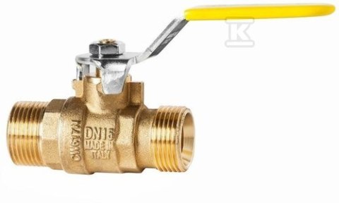 KUREK GAZ.SFERYCZNY DN15 GWINT ZZ 3/4" KUREK GAZ.SFERYCZNY DN15 GWINT ZZ 3/4"