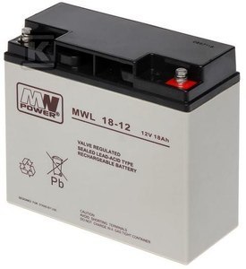 AKUMULATOR AGM 12V/18AH/10-12LAT
