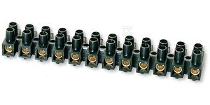 LISTWA LTA 12-2.5 CZARNA ZACISK GWINT. LISTWA LTA 12-2.5 CZARNA ZACISK GWINT.