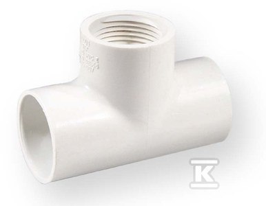 TRÓJNIK NAKRĘTNY KW/KW/GW PVC 3/4 TRÓJNIK NAKRĘTNY KW/KW/GW PVC 3/4