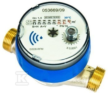 WODOM.GSD8-RFM,ZW,Q3=1.6,DN15 R100/50AM WODOM.GSD8-RFM,ZW,Q3=1.6,DN15 R100/50AM