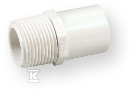 ZŁĄCZKA NYPLOWA Z GW WKR KZ/GZ PVC 1/2 ZŁĄCZKA NYPLOWA Z GW WKR KZ/GZ PVC 1/2