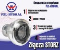 Łącznik ssawny STORZ 75mm z tuleją pod wąż 75mm aluminiowy PZL HYDRAL