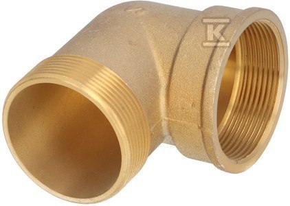 KOLANO MOSIĘŻNE 2" NAKR-WKR ŻÓŁTE KOLANO MOSIĘŻNE 2" NAKR-WKR ŻÓŁTE