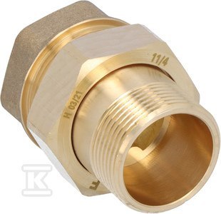 ŚRUBUNEK MOSIĘŻNY 5/4" PROSTY Z ORING