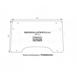 Szyba przednia otwierana Renault RT6005023243