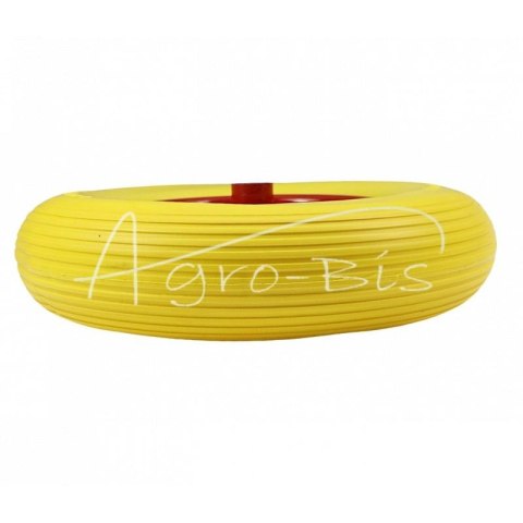 Koło do taczki 4.00-8 czerwona felga oś FI-12mm pełne Koło do taczki 4.00-8 czerwona felga oś FI-12mm pełne