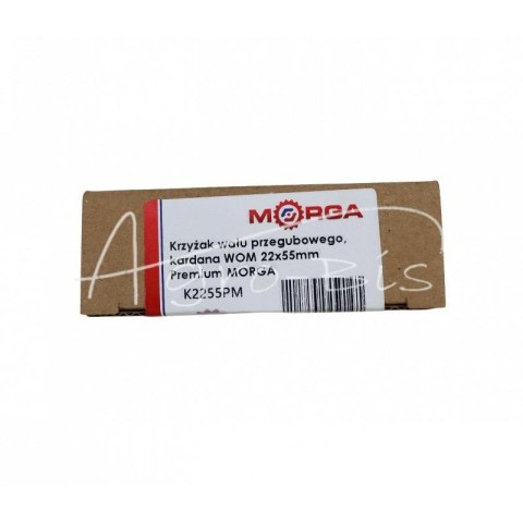 Krzyżak wału przegubowego, kardana WOM 22x55mm Premium MORGA Krzyżak wału przegubowego, kardana WOM 22x55mm Premium MORGA