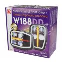 Lampa zespolona, robocza przednia 6-funkcyjna lewa W188 JCB 12V/24V wodoodporna LED kierunek pływający