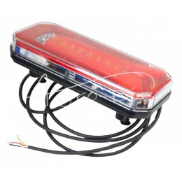 Lampa zespolona tylna prostokątna W150 7-funkcyjna 12V/24V wodoodporna IP68 LED neon smart stop