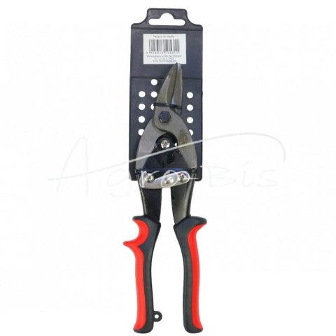 Nożyce do cięcia blachy 260mm lewe czerwone Nożyce do cięcia blachy 260mm lewe czerwone