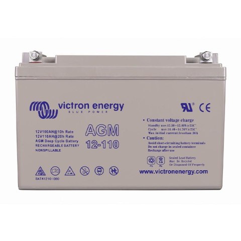 12V/110Ah AGM Deep Cycle Batt. (M8) 12V/110Ah AGM Deep Cycle Batt. (M8)