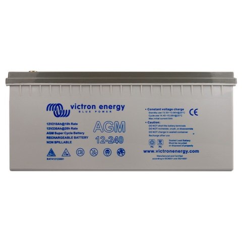 12V/240Ah AGM Deep Cycle Batt. (M8) 12V/240Ah AGM Deep Cycle Batt. (M8)