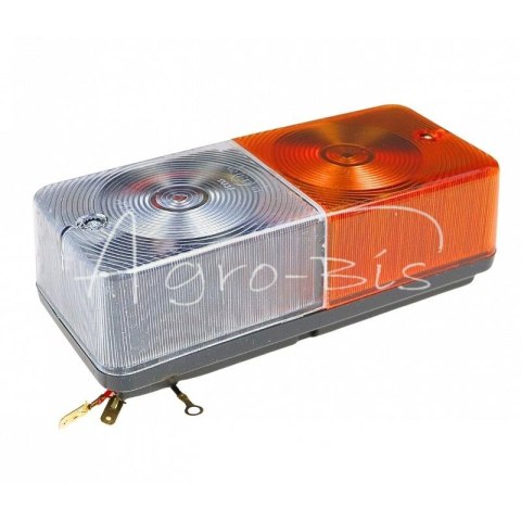 Lampa kierunku, światła pozycyjnego przednia MTZ Belarus NT z przewodami Lampa kierunku, światła pozycyjnego przednia MTZ Belarus NT z przewodami