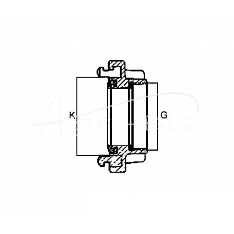 Nasada aluminiowa STORZ 110mm z gwintem wewnętrznym 4 1/2" PZL HYDRAL Nasada aluminiowa STORZ 110mm z gwintem wewnętrznym 4 1/2" PZL HYDRAL