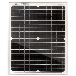 Panel słoneczny 20W i akumulator AGM 8Ah z regulatorem LCD