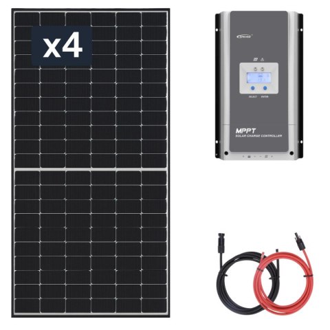 Panel słoneczny 4x455W z regulatorem ładowania 60A MPPT - 24V Panel słoneczny 4x455W z regulatorem ładowania 60A MPPT - 24V