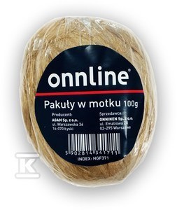 PAKUŁY LNIANE W MOTKU 100G ONNLINE PAKUŁY LNIANE W MOTKU 100G ONNLINE