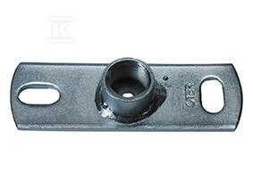 PŁYTKA MONTAŻOWA GW1/2" 120X40X4 STAL. PŁYTKA MONTAŻOWA GW1/2" 120X40X4 STAL.