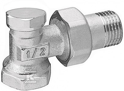 ZAWÓR GRZEJN.FERRO 1/2" KĄTOWY POWROTN ZAWÓR GRZEJN.FERRO 1/2" KĄTOWY POWROTN
