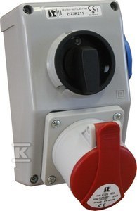 ZEST INST 0-I/16A,5B/2P+PE,DŁAW.M25 ZEST INST 0-I/16A,5B/2P+PE,DŁAW.M25
