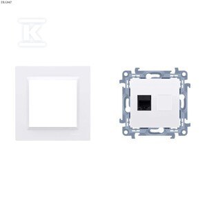 GN.1-KR.KOMP.RJ45 KAT5E BIAŁE+RA.SIMON1