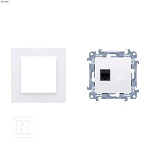 GN.1-KR.KOMP.RJ45 KAT6E BIAŁE+RA.SIMON1