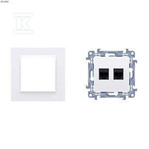 GN.2-KR.KOMP.RJ45 KAT5E BIAŁE+RA.SIMON1