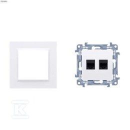 GN.2-KR.KOMP.RJ45 KAT6 BIAŁE+RA.SIMON10