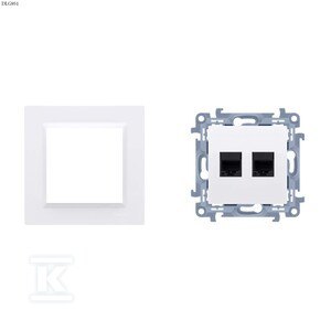 GN.2-KR.KOMP.RJ45 KAT6 BIAŁE+RA.SIMON10