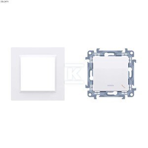 ŁĄCZ.SCHODOWY PODŚW.BIAŁY+RAMKA SIMO