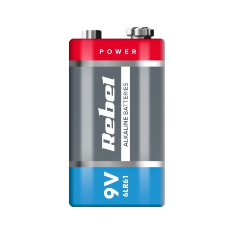 Baterie alkaliczne REBEL 9V 6LR61 Baterie alkaliczne REBEL 9V 6LR61