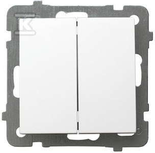 ŁĄCZ.2-KR.SCHODOWY+RAMKA 1-KR.BIAŁY A