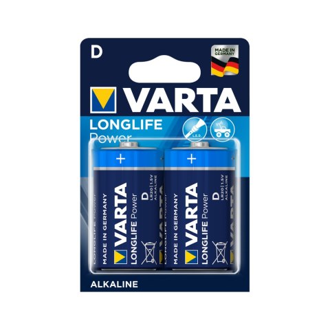 Bateria alkaliczna VARTA LR20 LONGLIFE 2szt./bl. Bateria alkaliczna VARTA LR20 LONGLIFE 2szt./bl.
