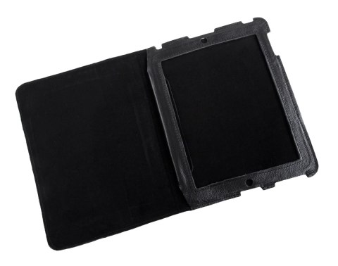 Etui dedykowane do Apple iPad 2 skóra czarne naturalna Etui dedykowane do Apple iPad 2 skóra czarne naturalna