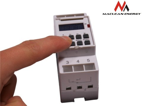 Timer cyfrowy MCE09 na szynę DIN Timer cyfrowy MCE09 na szynę DIN
