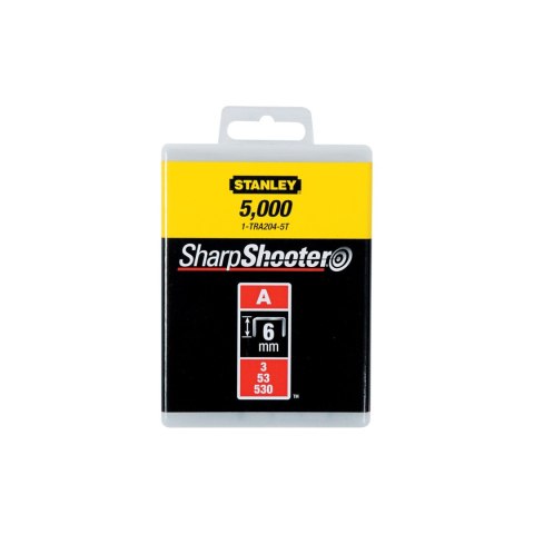TRA206T1 Zszywka typ A, 3/53/530, 10 mm, 1000 sztuk, Stanley 1-TRA206T TRA206T1 Zszywka typ A, 3/53/530, 10 mm, 1000 sztuk, Stanley 1-TRA206T