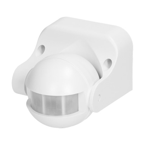 Czujnik ruchu 180st., pionowa regulacja, IP44, 1200W, biały Czujnik ruchu 180st., pionowa regulacja, IP44, 1200W, biały