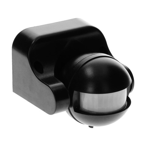 Czujnik ruchu 180st., pionowa regulacja, IP44, 1200W, czarny Czujnik ruchu 180st., pionowa regulacja, IP44, 1200W, czarny