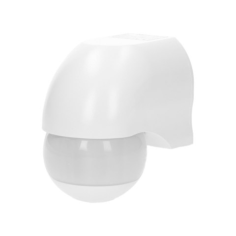 Czujnik ruchu 180st., regulacja pionowa i pozioma, IP44, 1200W, biały Czujnik ruchu 180st., regulacja pionowa i pozioma, IP44, 1200W, biały