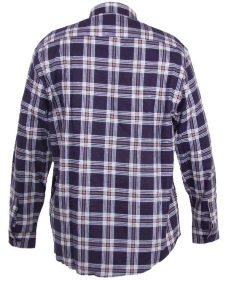 LPKF22XL Koszula flanelowa w kratę, granatowa, H:188-194, C:116-120, 2XL, LP LPKF22XL Koszula flanelowa w kratę, granatowa, H:188-194, C:116-120, 2XL, LP