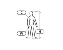 LPQC88L Ubrania - bluza i ogrodniczki, H:188, C:100-104, W:90-94, L