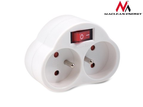 MCE31 Gniazdko prądowe X2 z wyłącznikiem 3680W MCE31 Gniazdko prądowe X2 z wyłącznikiem 3680W
