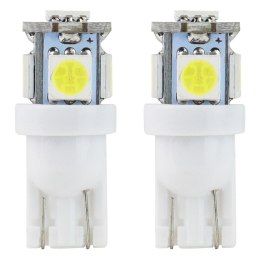 Żarówki led standard t10 w5w 5xsmd 5050 12v amio-01284