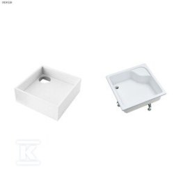 BRODZ.DORIS 80X80 GŁ.28CM+NOŚNIK KW.ST