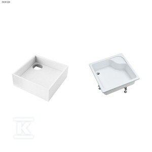 BRODZ.DORIS 80X80 GŁ.28CM+NOŚNIK KW.ST