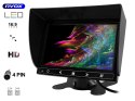 Monitor lcd 7cali hd z obsługą do 2 kamer 4pin 12v/24v