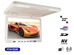Monitor podwieszany podsufitowy lcd 22cali cale led usb sd ir fm